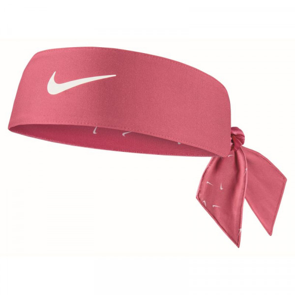 Teniso bandana Nike Dri-Fit Head Tie 4.0 - archaeo pink/white/white