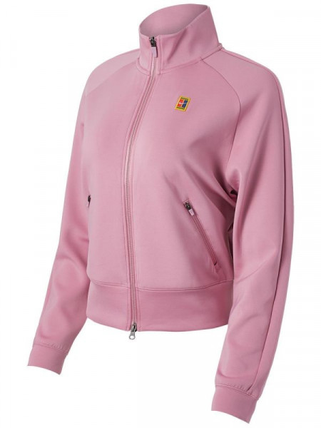  Nike Court Heritage Jacket FZ W - elemental pink/white