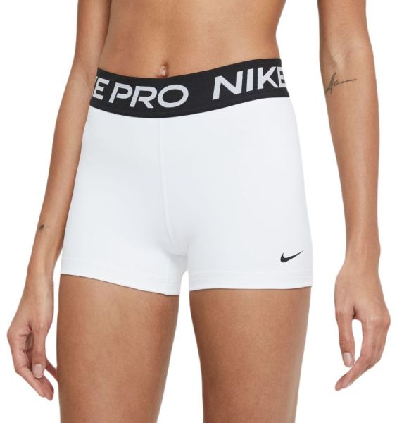 Tenisa šorti sievietēm Nike Pro 365 Short 3in - white/black/black