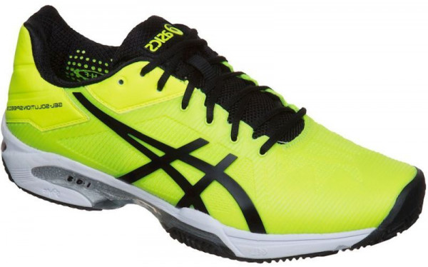  Asics Gel-Solution Speed 3 Clay - safety yellow/black/white