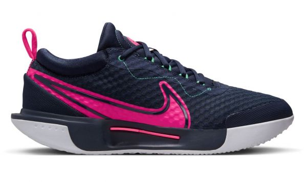 Vīriešiem tenisa apavi Nike Zoom Court Pro - obsidian/green glow/white/hyper pink
