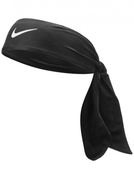 Šátek Nike Dri-Fit Head Tie 4.0 - black/white
