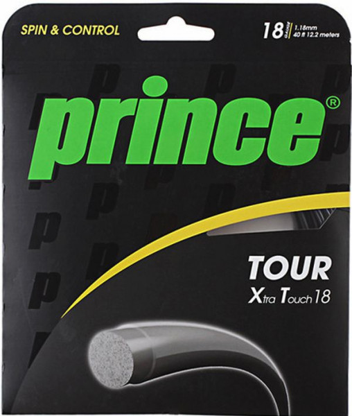 Naciąg tenisowy Prince Tour Xtra Touch 18 (12,2 m) - black