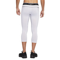 Tenisa bikses vīriešiem Nike Pro Dri-Fit 3QT Tight M - white/black/black Tenisa bikses vīriešiem Nike Pro Dri-Fit 3QT Tight M - white/black/black