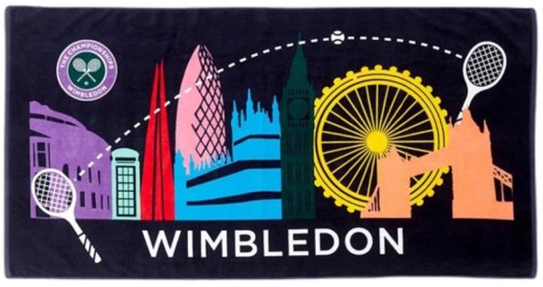 Tennishandtuch Wimbledon London Scene Beach Towel - multicolor