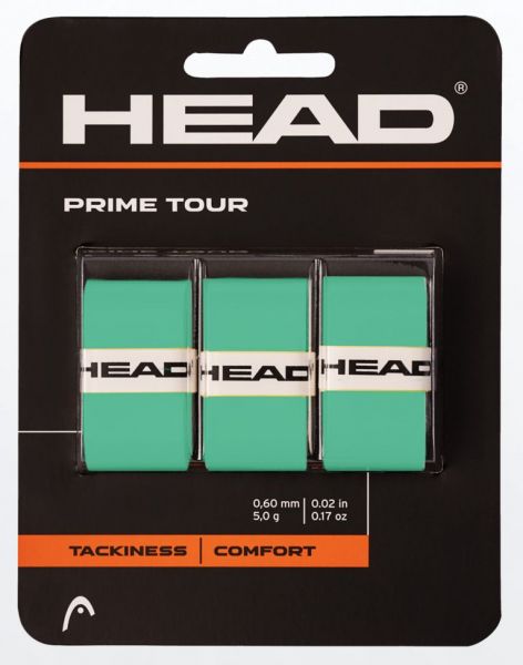 Tenisa overgripu Head Prime Tour 3P - mint