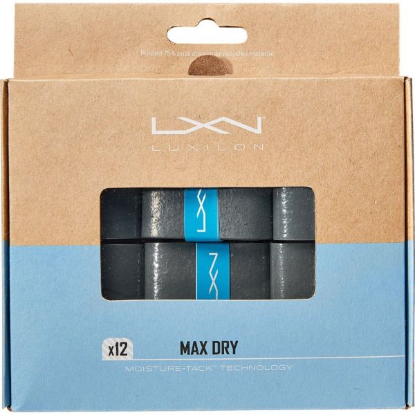 Owijki tenisowe Luxilon Max Dry Overgrip 12P - green
