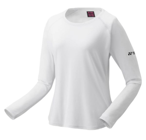 Damski T-shirt (dł. rękaw) Yonex Longsleeve - white
