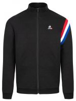 Herren Tennissweatshirt Le Coq Sportif Tri FZ Sweat No.1 M - black/new optical white/blue electro