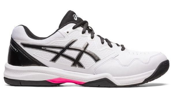 Zapatillas de tenis para hombre Asics Gel-Dedicate 7 - white/hot pink