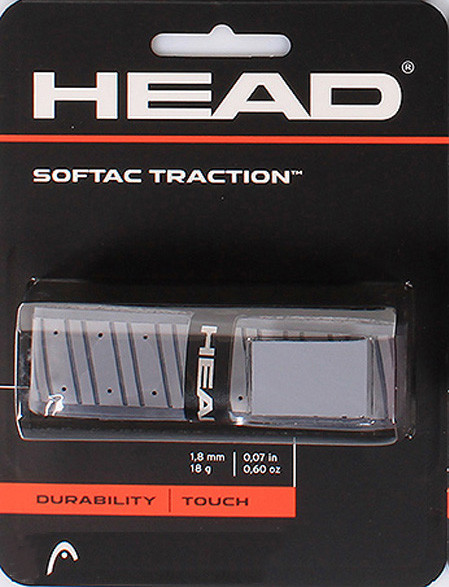 Grip - replacement Head Softac Traction grey 1P
