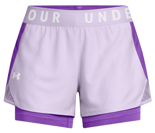 Naiste tennisešortsid Under Armour Play Up 2in1 - Lilla