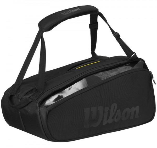 Teniso krepšys Wilson Super Tour 9 Pk Pro Staff Bag - black