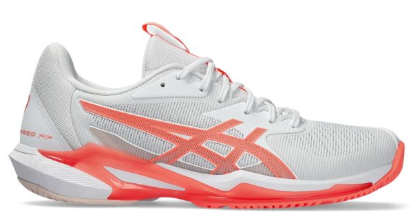 Chaussures de tennis pour femmes Asics Solution Speed FF 3 - white/sun coral
