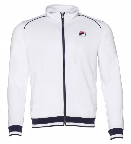 Herren Tennissweatshirt Fila Jacket Ben M - white