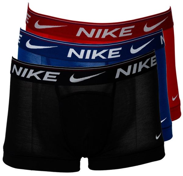 Herren Boxershorts Nike Dri-Fit Ultra Comfort Trunk 3P - Blau, Rot, Schwarz
