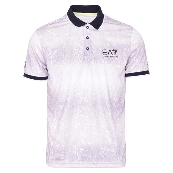  EA7 Man Jersey Polo Shirt - fancy l.blue