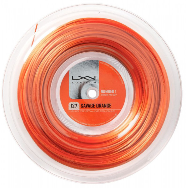 Teniso stygos Luxilon Savage Orange 127 (200 m)