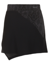 Ženska teniska suknja EA7 Woman Jersey Miniskirt - black python Ženska teniska suknja EA7 Woman Jersey Miniskirt - black python