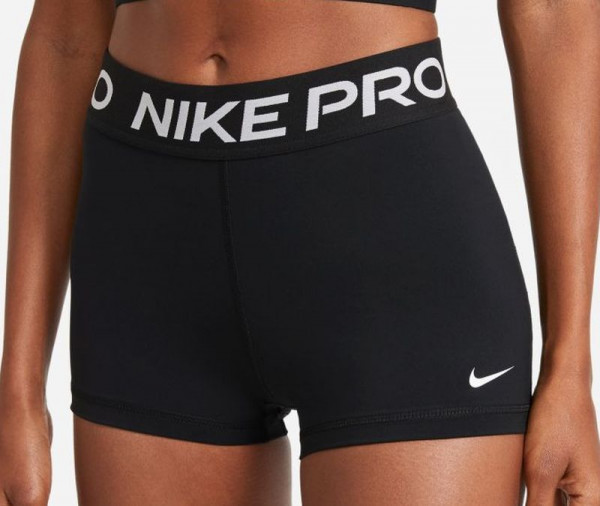 Női tenisz rövidnadrág Nike Pro 365 Short 3in - black/white