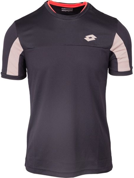 Herren Tennis-T-Shirt Lotto Superrapida VI Tee 1 - all black