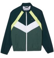 Sudadera para niño Lacoste Recycled Fiber Colourblock Zipped Jacket - green/flashy yellow/white/dark green