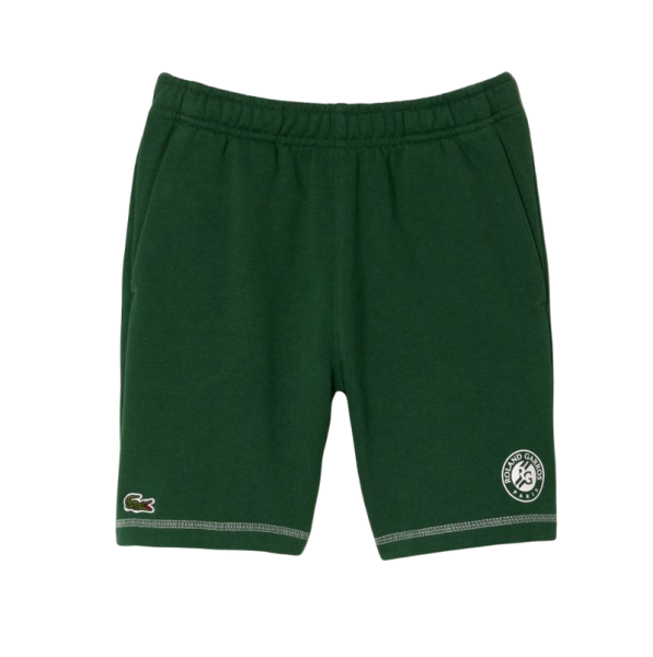 Boys' shorts Lacoste Tennis Sport Roland Garros Edition Organic Cotton Shorts - green