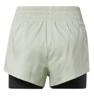 Női tenisz rövidnadrág Reebok Workout Ready Run 2 in 1 Short W - light sage Női tenisz rövidnadrág Reebok Workout Ready Run 2 in 1 Short W - light sage