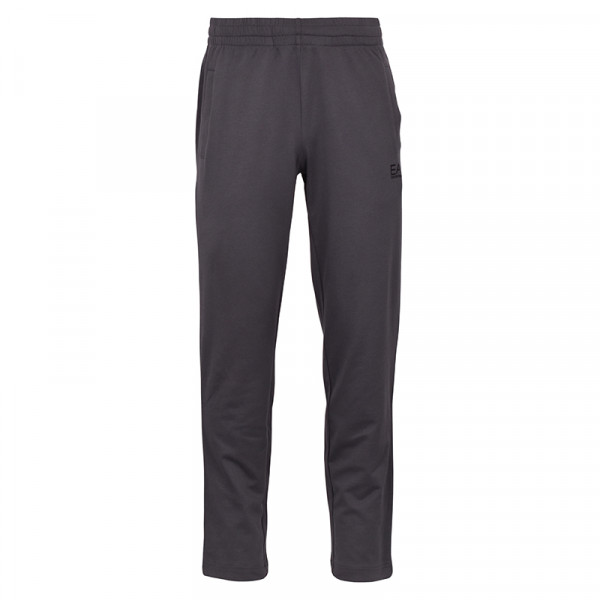 Męskie spodnie tenisowe EA7 Man Jersey Trouser - iron gate/black