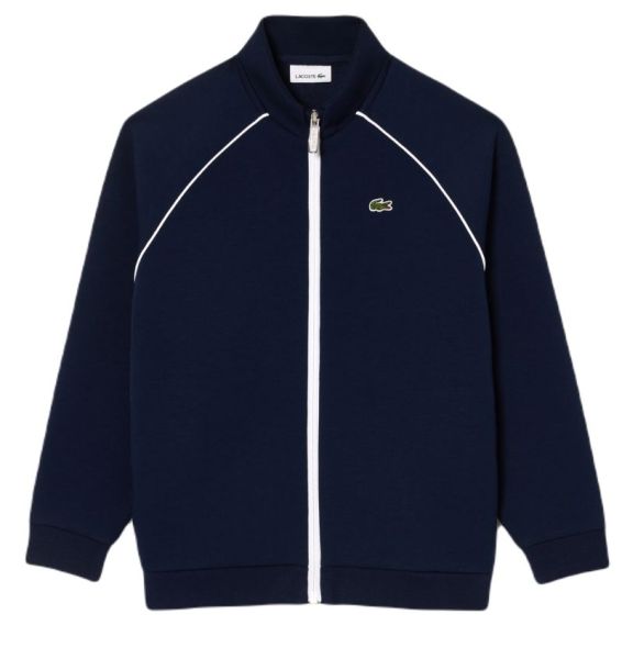 Fiú pulóver Lacoste Kids' Zip-Up Sweatshirt - navy blue