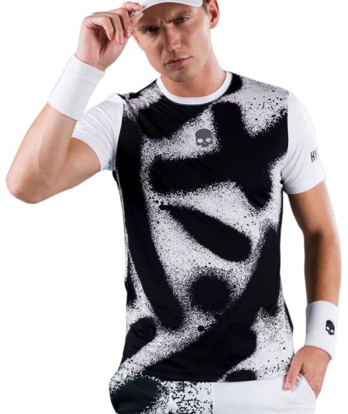 Herren Tennis-T-Shirt Hydrogen Spray Tech Tee Man - white
