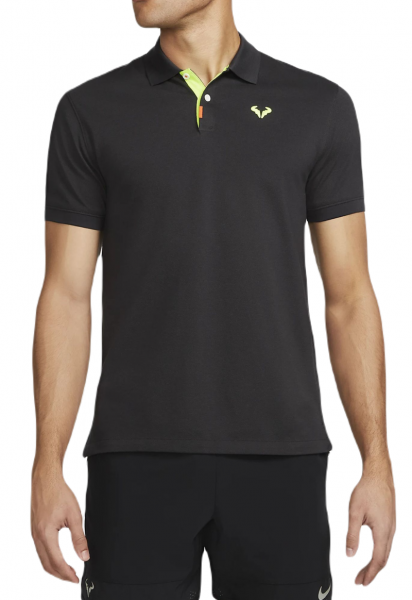  Nike Rafa Slim Polo - off noir/volt