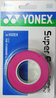 Liimlindid ülemähkimiseks Yonex Super Grap 3P - pink