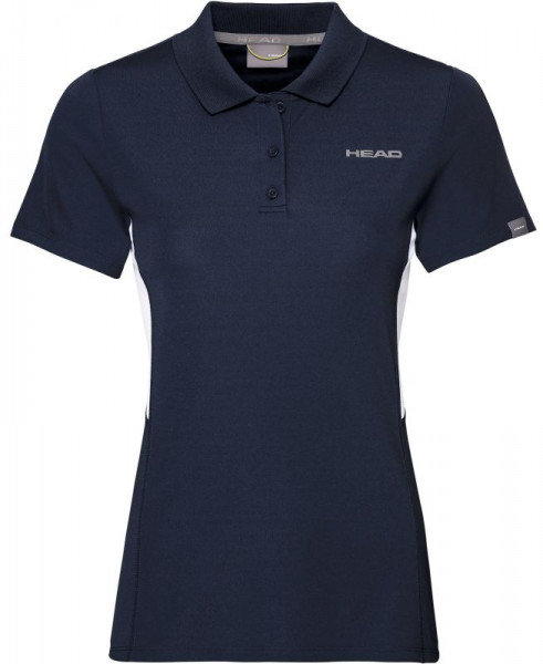 Polo marškinėliai moterims Head Club Tech Polo Shirt W - dark blue