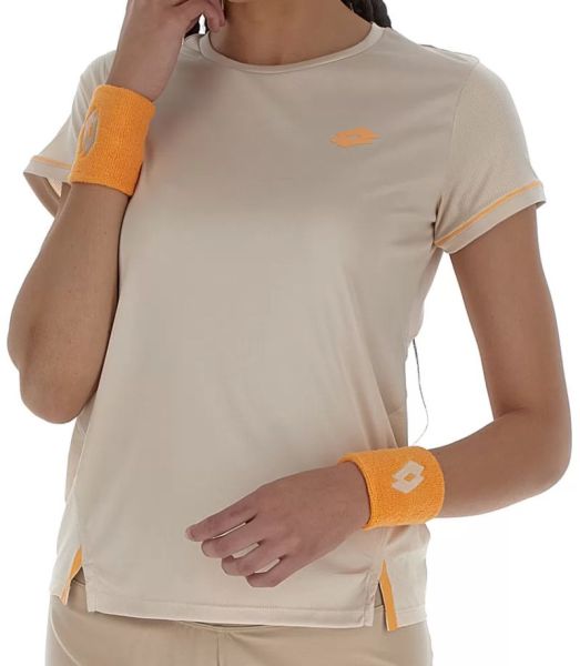 Damen T-Shirt Lotto Tech II D3 - Beige