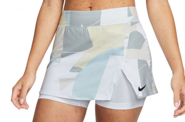 Gonna da tennis da donna Nike Court Victory Women's Printed Tennis Skirt - white/black