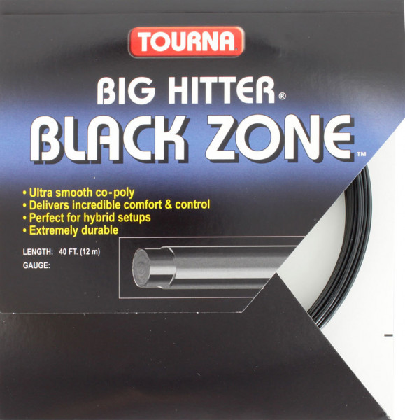 Tenisa stīgas Tourna Big Hitter Black Zone (12 m) - black