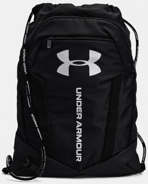 Tennis Backpack Under Armour UA Undeniable Sackpack - black/metalic silver