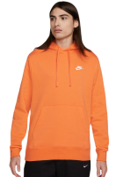 Džemperis vyrams Nike Sportswear Club Fleece Pullover Hoodie - bright mandarin/bright mandarin/white