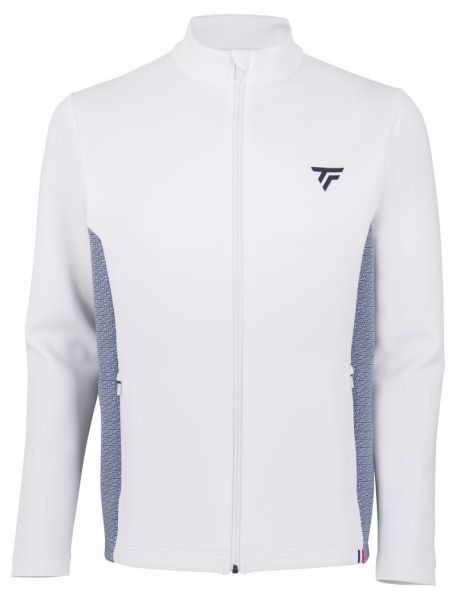 Herren Tennissweatshirt Tecnifibre Tour Jacket - white