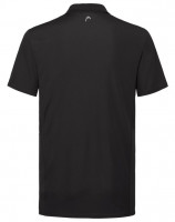 Majica za dječake Head Club Tech Polo Shirt - black Majica za dječake Head Club Tech Polo Shirt - black