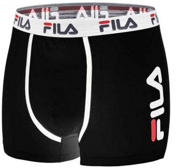 Męskie bokserki Fila Underwear Man Boxer 1 pack - black