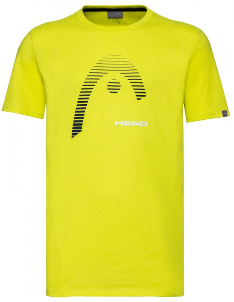 Pánské tričko Head Club Carl T-Shirt M - yellow