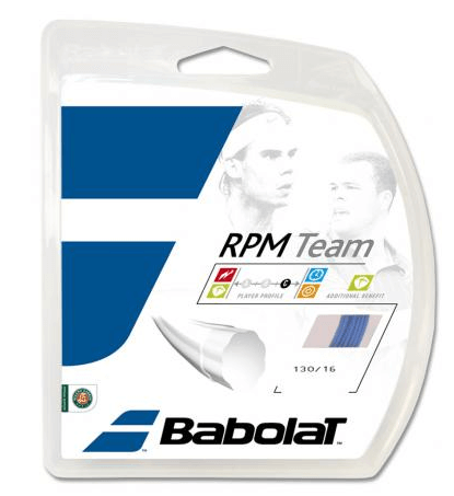Naciąg tenisowy Babolat RPM Team (12 m) - blue