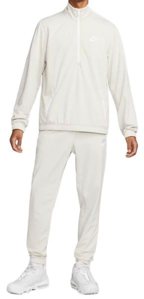 Men's Tracksuit Nike Sportswear Sport Essentials Track Suit - light orewood/white
