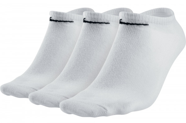 Чорапи Nike Value Cotton Cushioned No Show - 3 pary/white