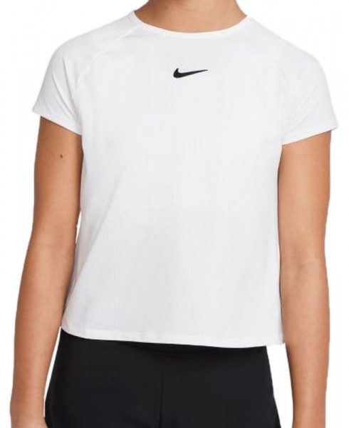 Тениска за момичета Nike Dri-Fit Victory G - white/white/black