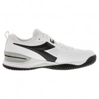 Muške tenisice Diadora Speed Blushield 4 AG - white/black Muške tenisice Diadora Speed Blushield 4 AG - white/black