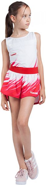 Spodenki dziewczęce Hummel by UpToU Shorts - red
