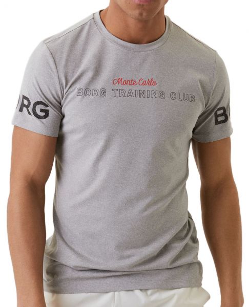  Björn Borg Graphic T-shirt - light grey melange